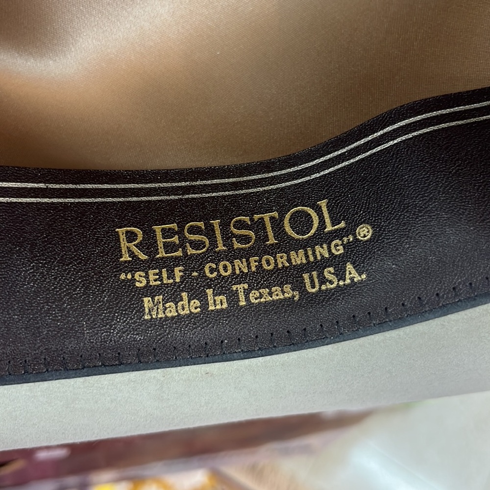 Vintage Resistol Beaver Felt Silver Belly Cowboy Hat - Picture 5 of 10